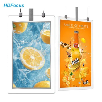 Läpinäkyvä mainosikkuna digitaaliset opasteet